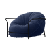 Дизайнерское Кресло Uni Темно-синий с каркасом