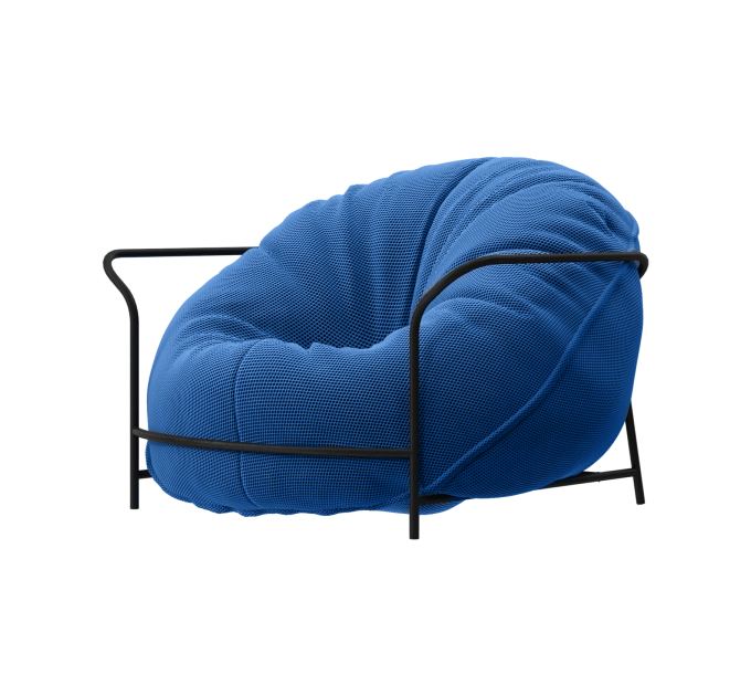 Дизайнерское кресло Uni Василёк с каркасом