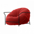 Дизайнерское кресло Uni Красный с каркасом
